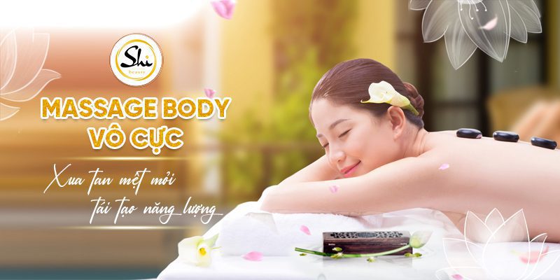 Massage body vô cực - Một liệu pháp massage đặc biệt giúp giảm căng thẳng và mệt mỏi, đặc biệt là cho những người làm việc văn phòng hay chơi thể thao. Hãy thử trải nghiệm massage body vô cực, mang lại sự nhẹ nhàng, thư giãn và sảng khoái cho cơ thể.
